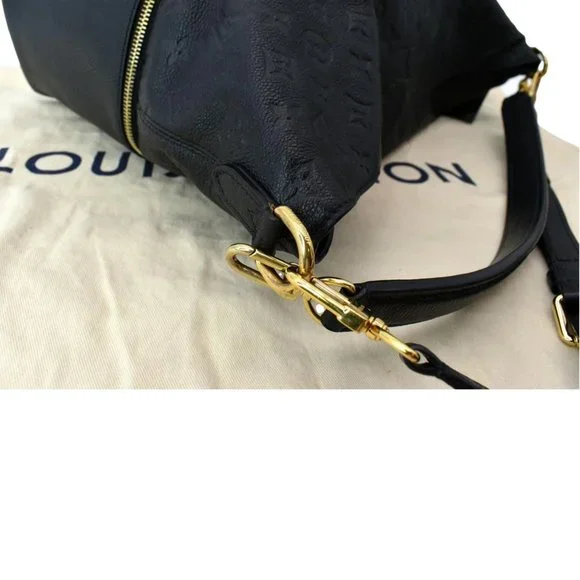 LOUIS VUITTON  Melie Empreinte Leather Hobo Shoulder Bag Black - Picture 6 of 12